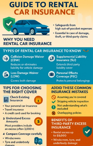infographic Tips for Choosing Rental Car Insurance: A Complete Guide
