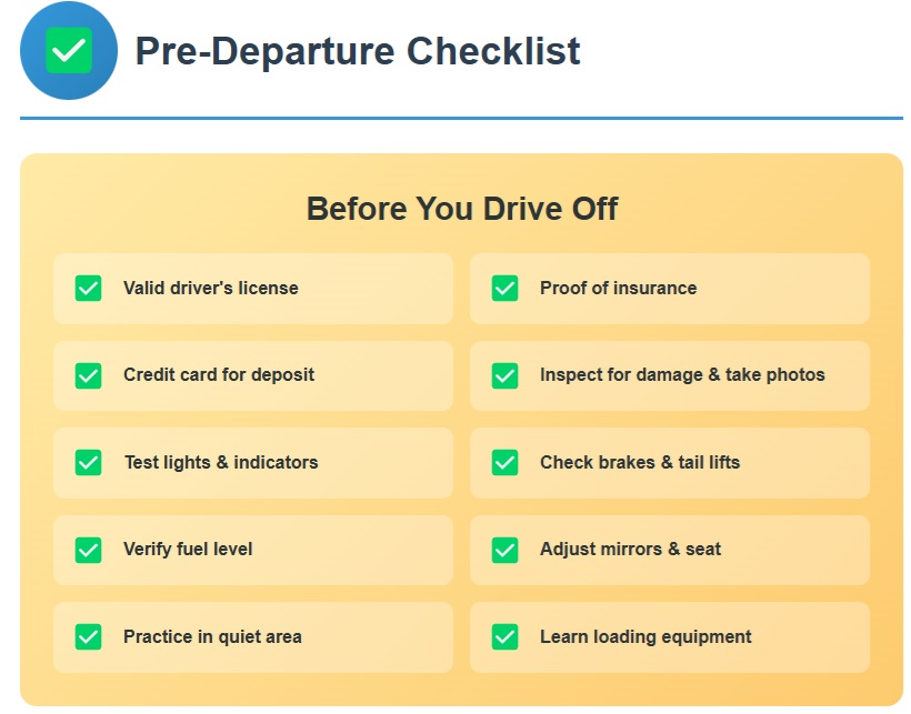 infographic pre departure checklist