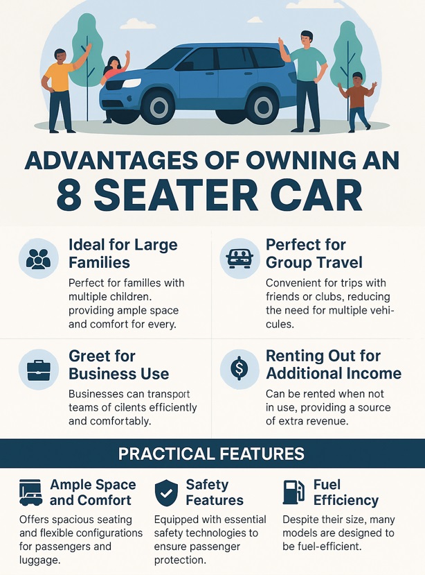 infographic 8 seater car