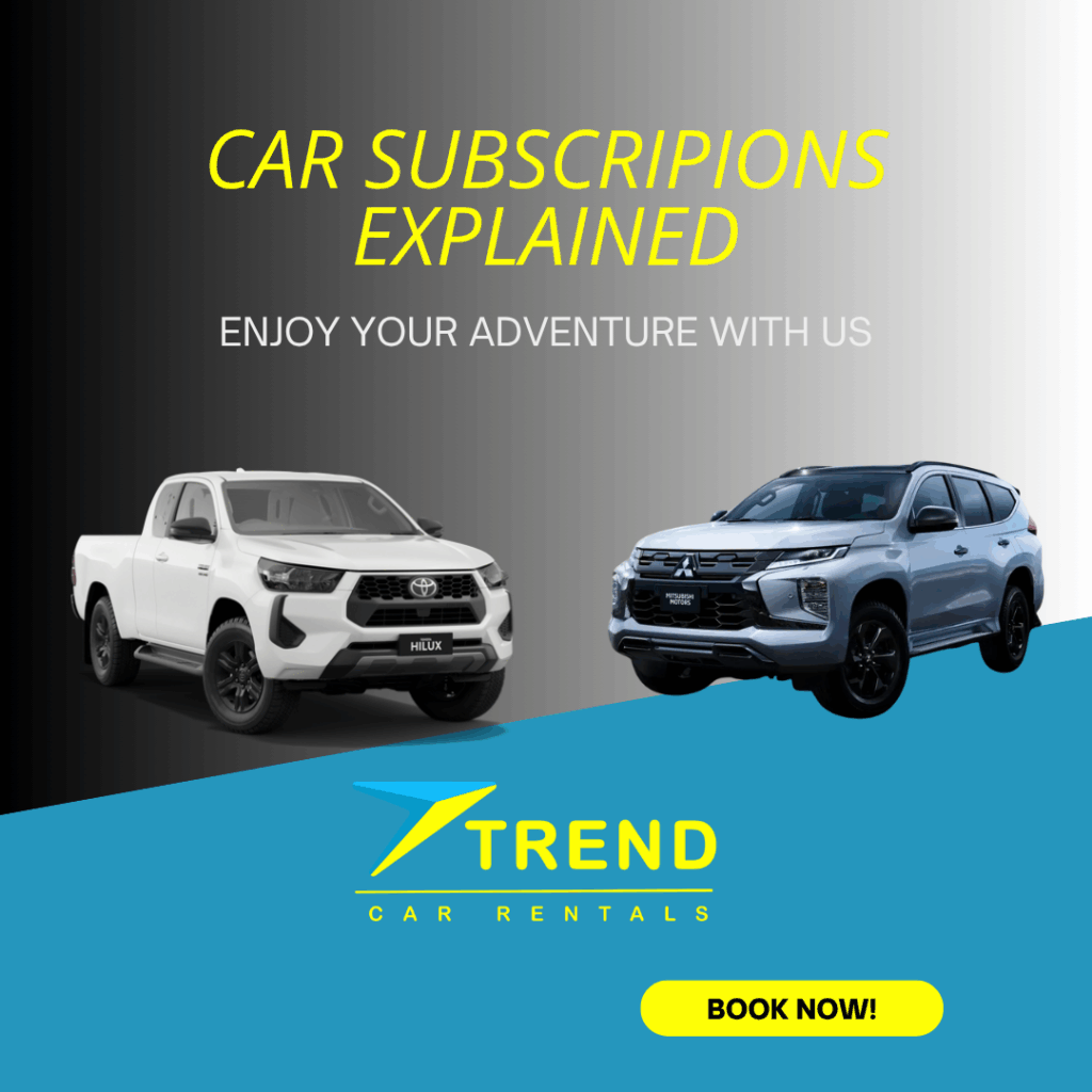 car subscription imagery with 2 cars in it