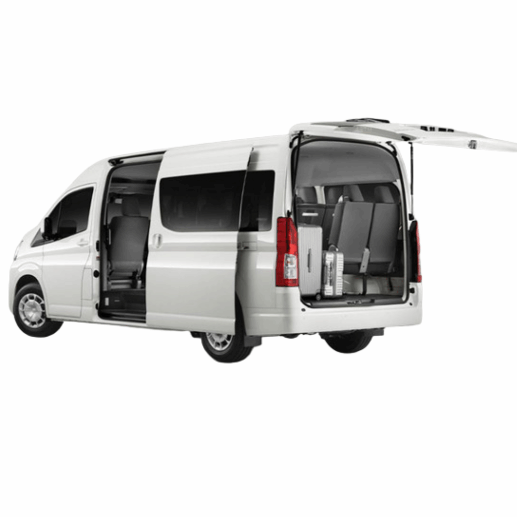 toyota hiace cargo space