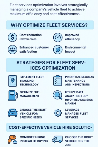 fleet optimization infographic