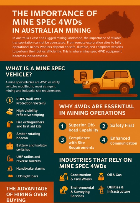 infographic The Vital Role of Mine Spec 4WD Equipment