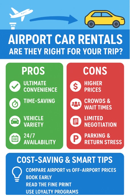 infographic Airport Car Rentals: Pros and Cons Explained – Your Ultimate Guide