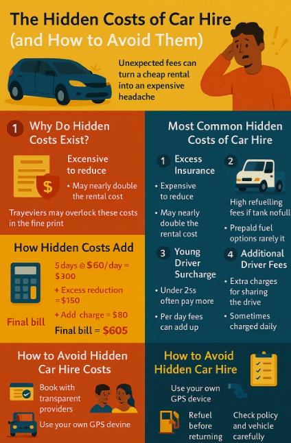 infographic the hidden costs of car hire and how to avoid them
