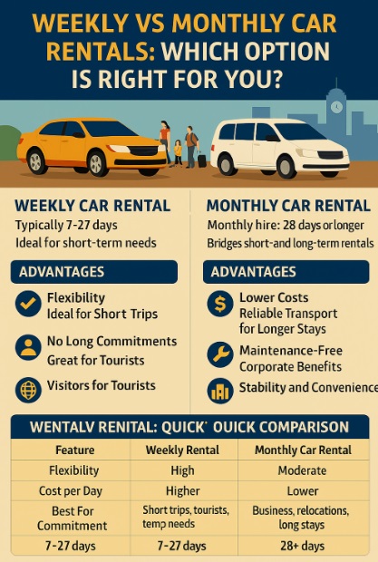 infographic Weekly vs Monthly Car Rentals: Which Option Is Right for You?