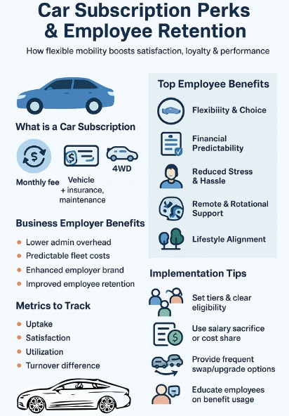 infographic Car Subscription Services as Employee Perks: Boost Retention & Satisfaction