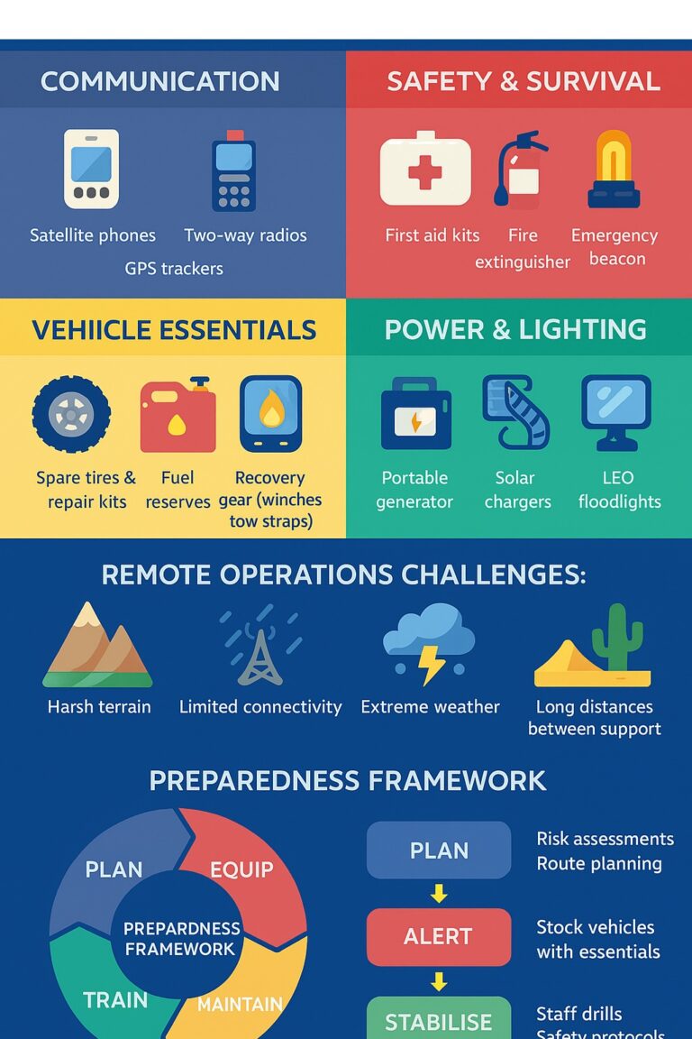 Emergency Preparedness: How to Equip Your Fleet for Remote Operations