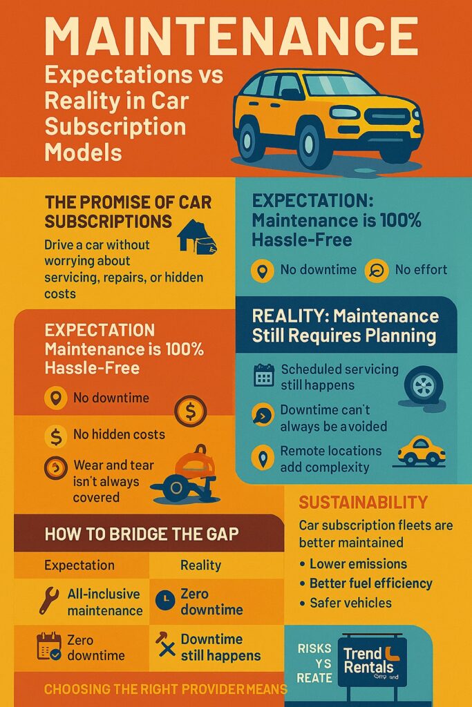 infogrpahic Maintenance Expectations vs Reality in Car Subscription Models