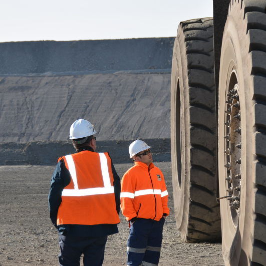 mine spec vehicle in a mine of australia