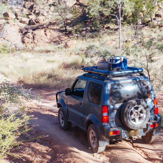 4wd going offroad into water area