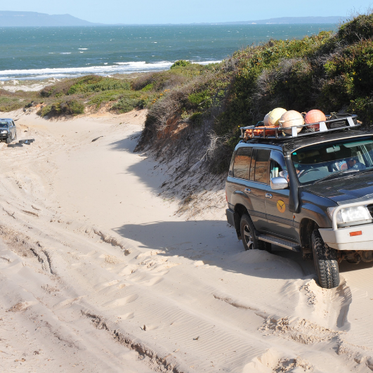 4wd on beach in australia
