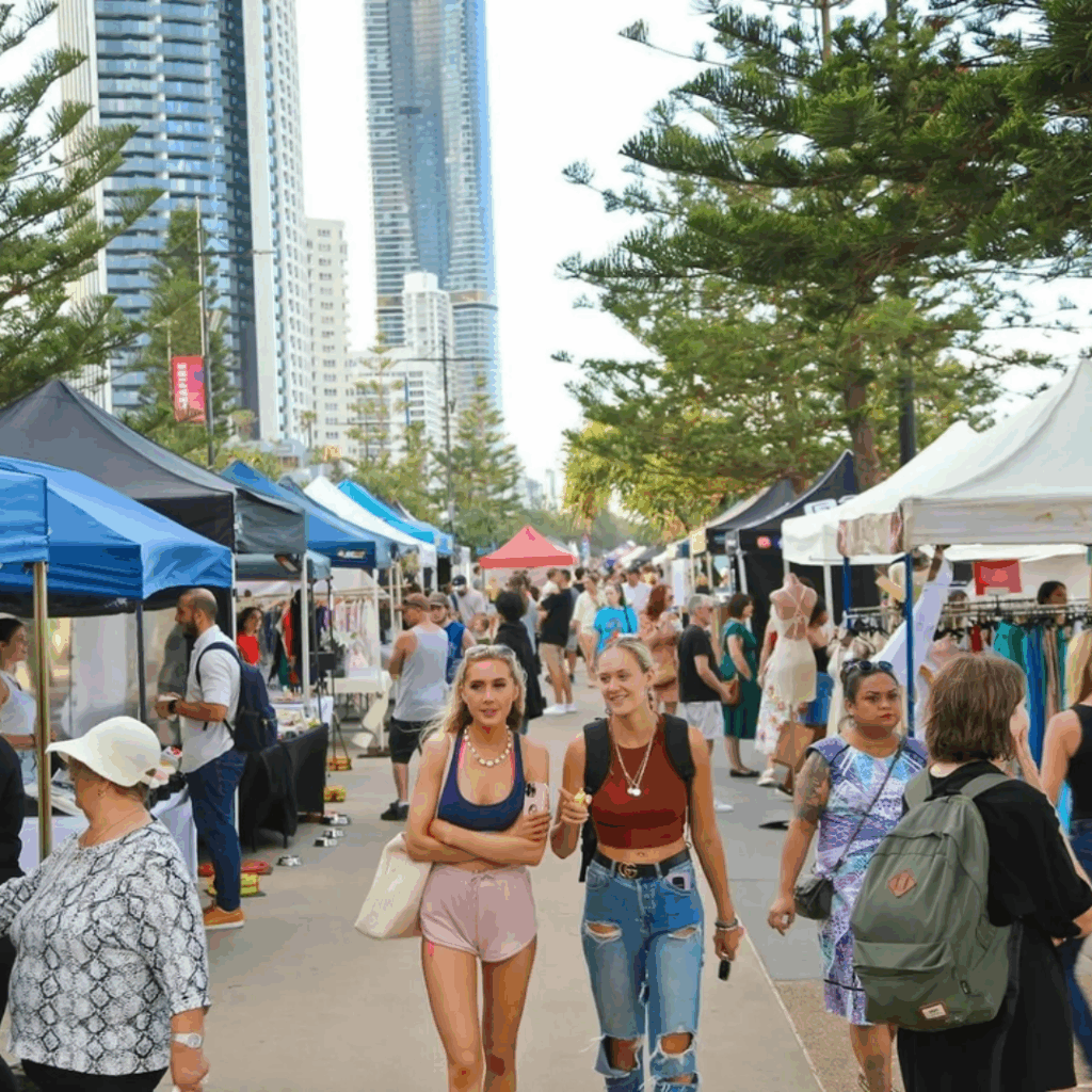 Surfers Paradise Beachfront Markets